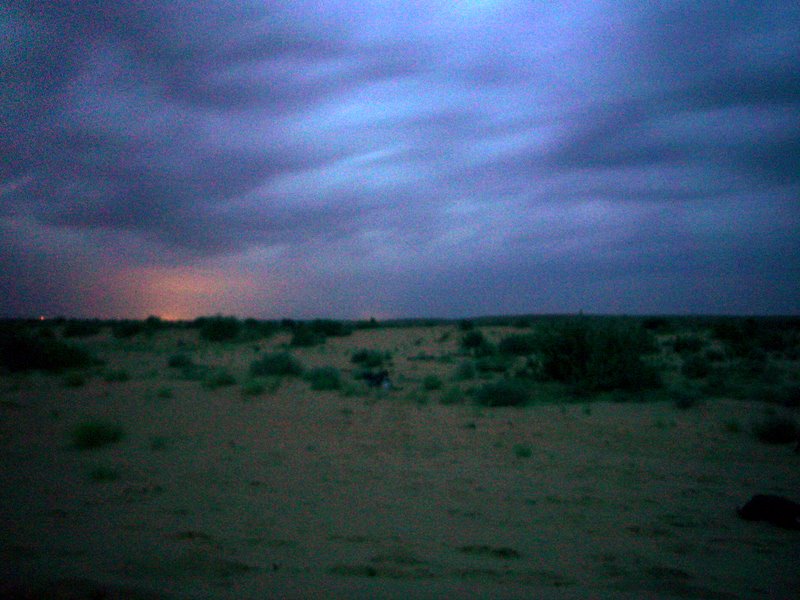 Travel - India - Rajasthan - Desert Camel Trip - Night in a Grass Hut